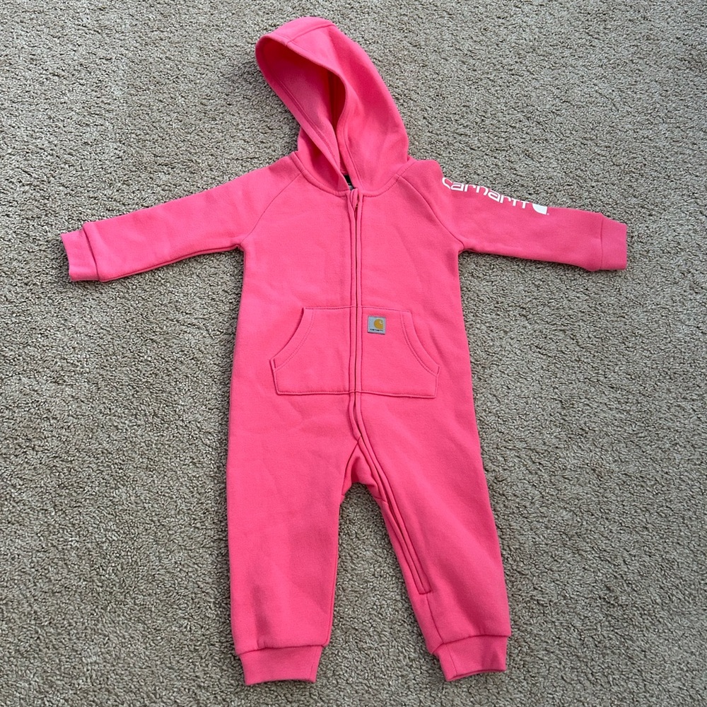 Carhartt Pink Kids One Piece (NWOT)
